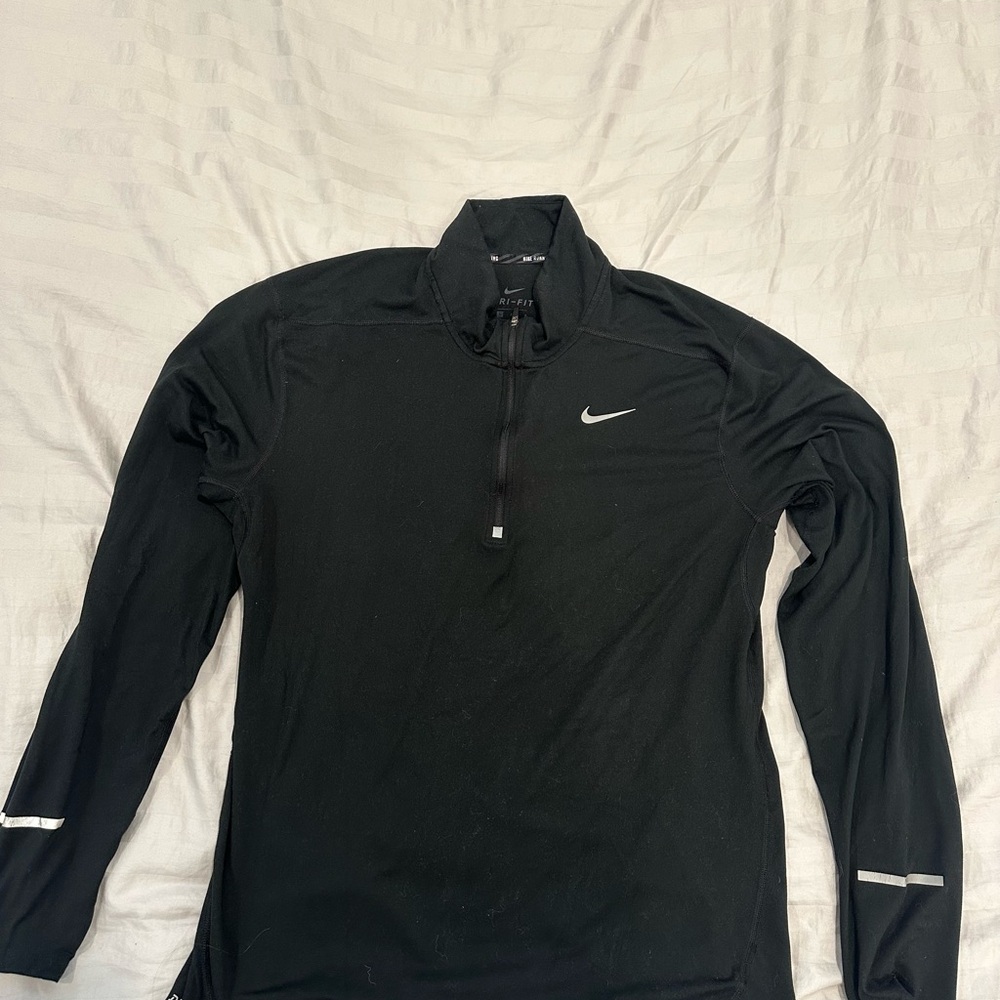 Nike Black Long Sleeve Pullover Top